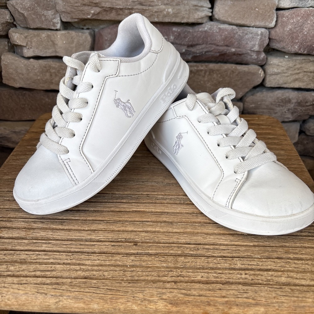 Polo Ralph Lauren Casual & Athletic Pony Shoes Sneakers White - Unisex  Size 12